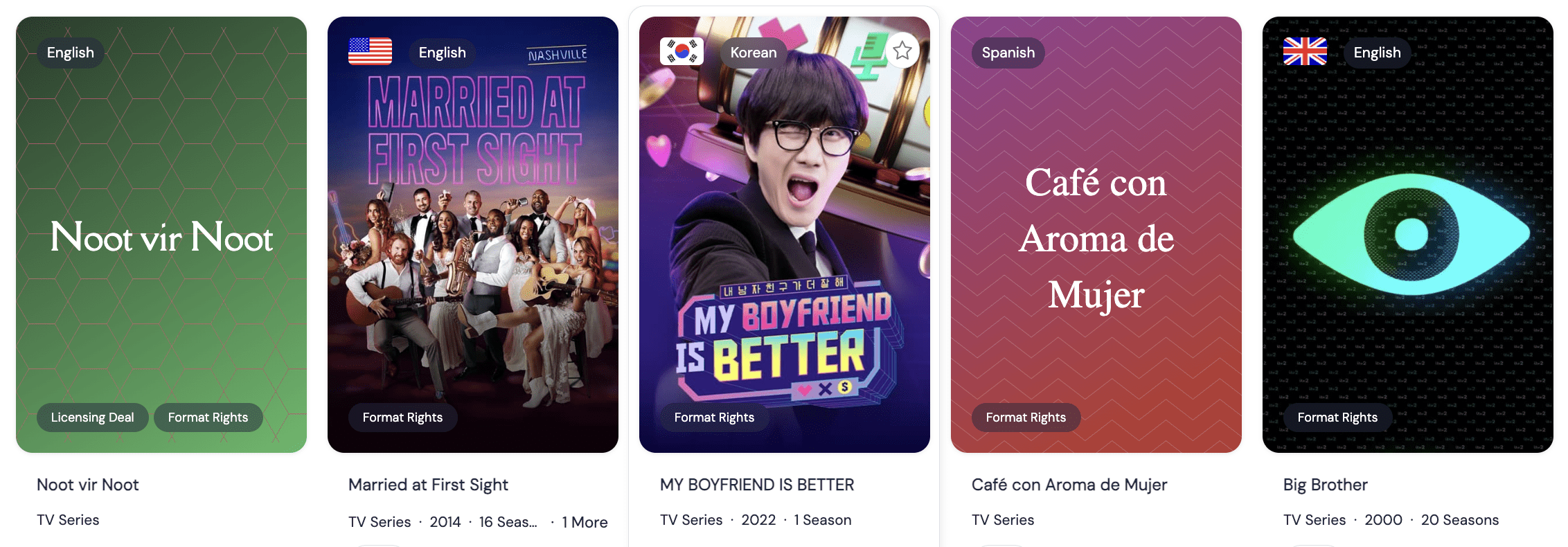 Latest in TV Formats