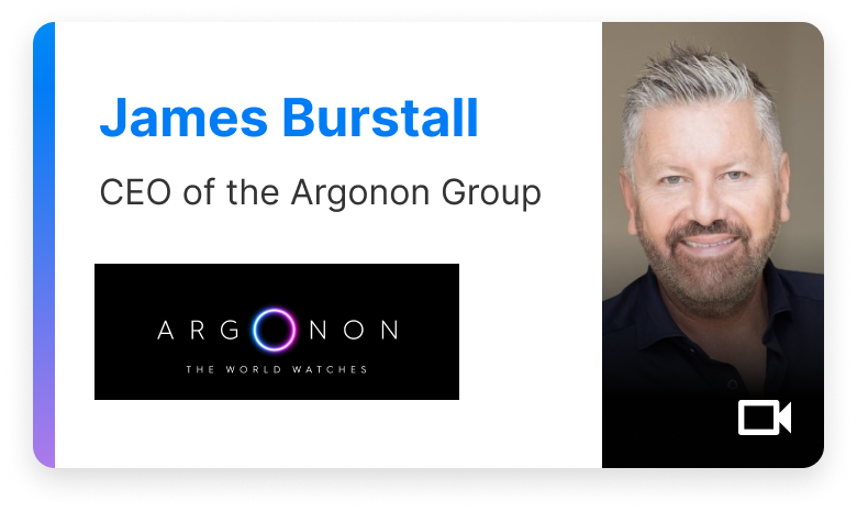 James Burstall speaks to Vitrina - Argonon