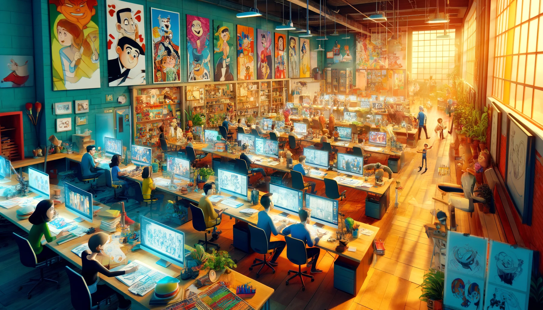 Cartoon production companies, popular cartoons
