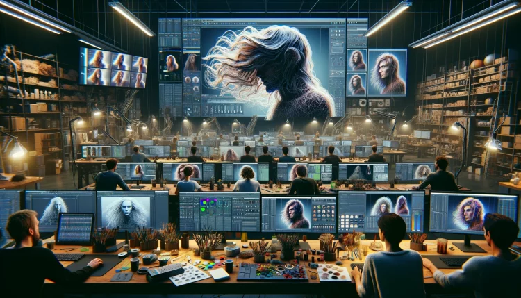 Hair Simulation VFX