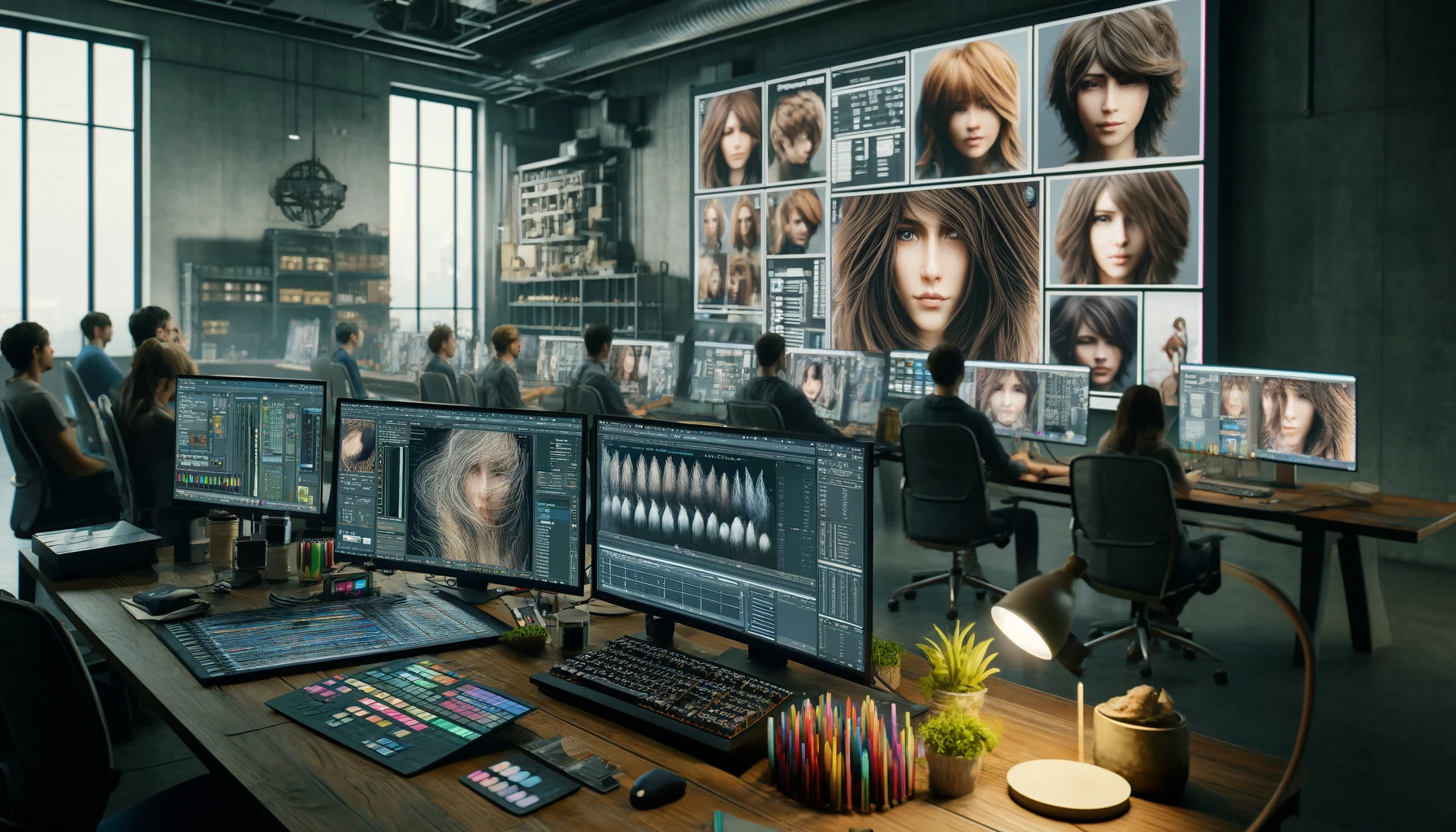 Hair Simulation VFX