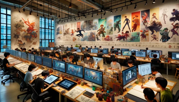 2D animation studios