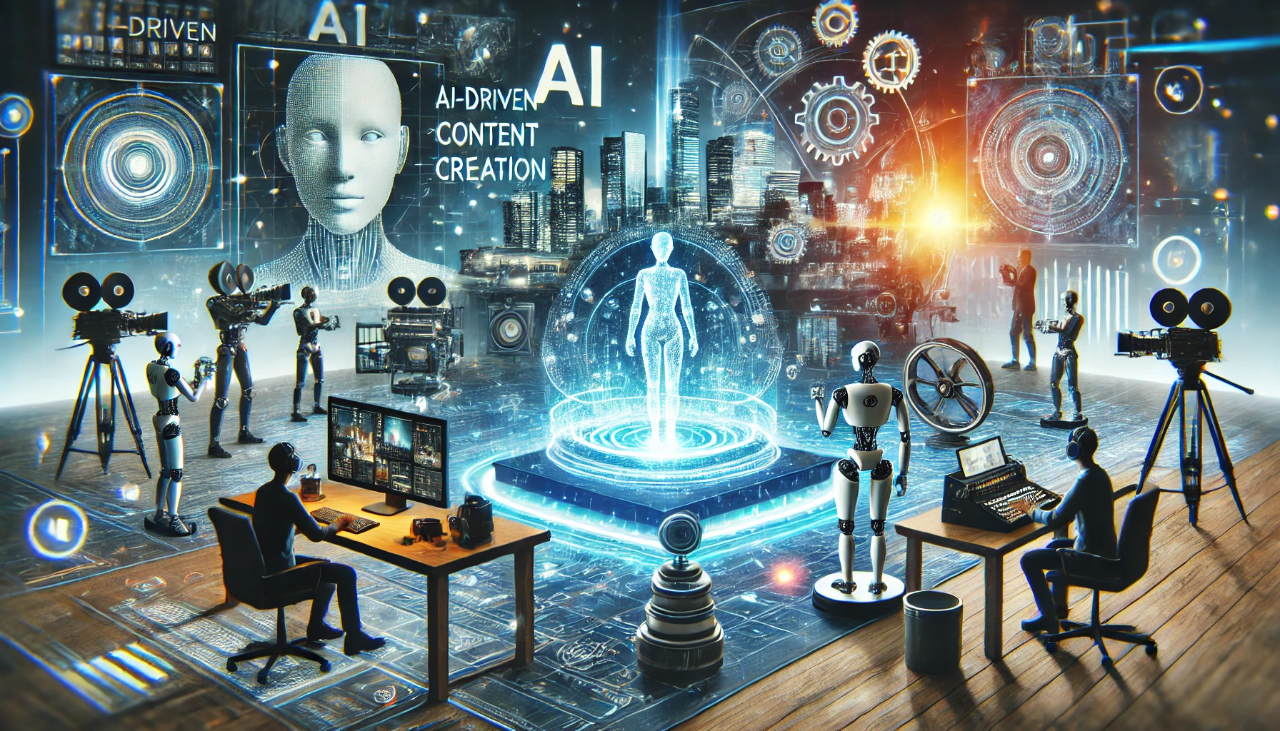 AI-driven content creation in film industry