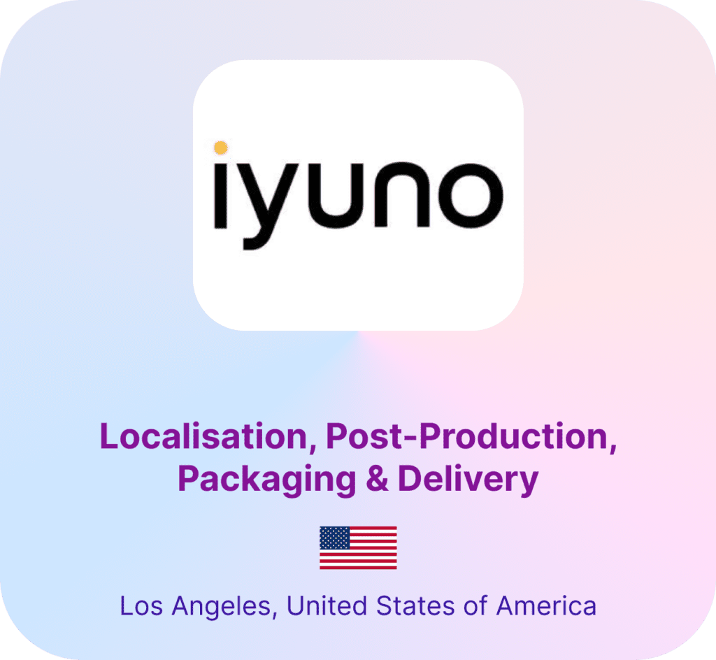 Iyuno, Spanish dubbing studios, Mexico City