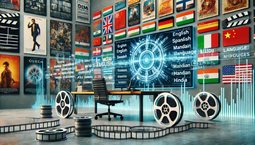 the acquisition of movies in various languages